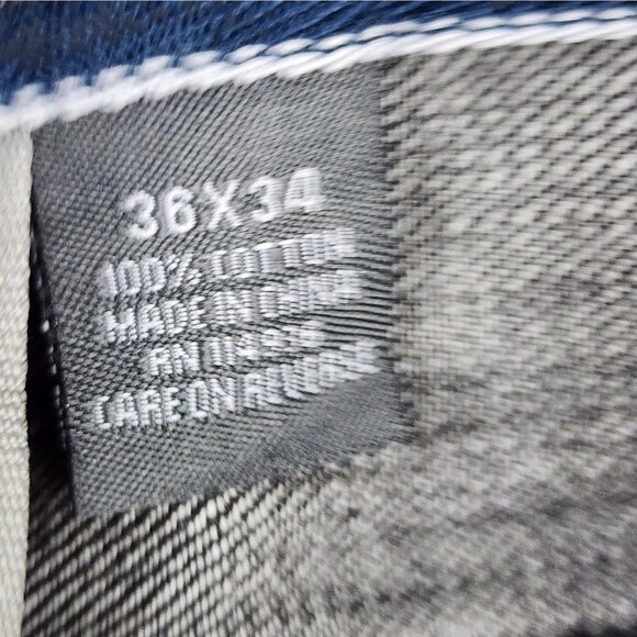 Urban Pipeline Urban Up Jeans Mens 36x34 Black Low Rise Bootcut Denim NWT - Picture 11 of 11